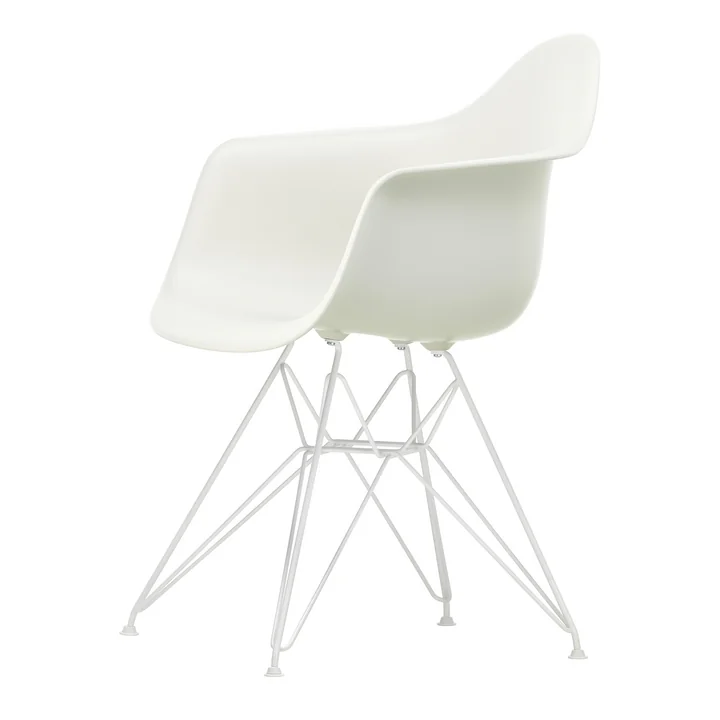 Vitra - Eames Plastic Armchair DAR RE, white / cotton white