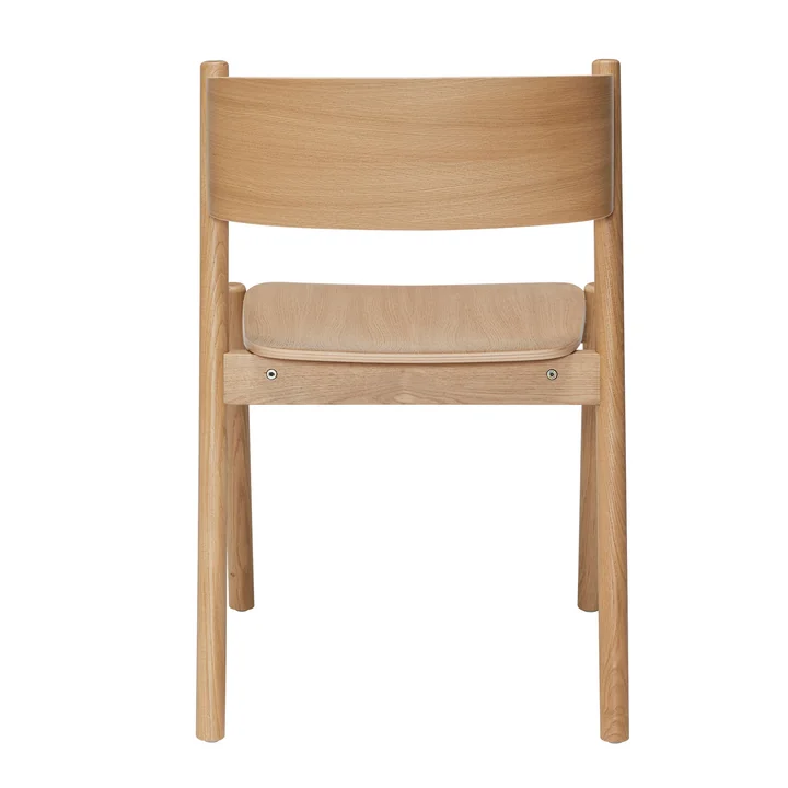 Hübsch Interior - Oblique Chair, oak / natural