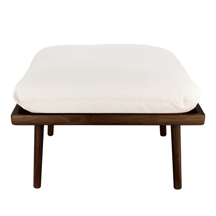 Umage - Lounge Around Shuffle Pouf, dark oak / white sands