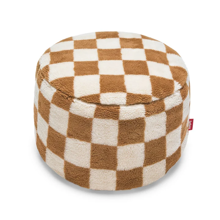 Fatboy - Point Teddy Chess stool, almond / cream