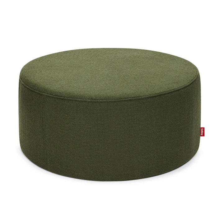Fatboy - Pfffh stool, leaf green (bouclé fabric)