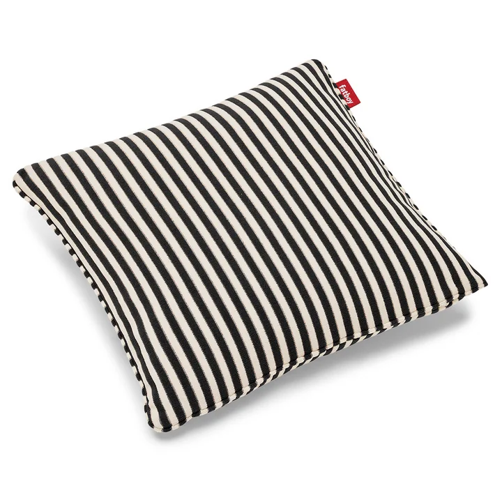 Fatboy - Square Terry cushion, 50 x 50 cm, black / cream