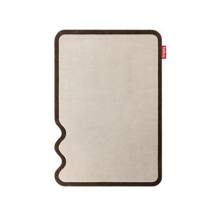Fatboy - Petit Not Straight rug, cream brown, 230 x 160 cm