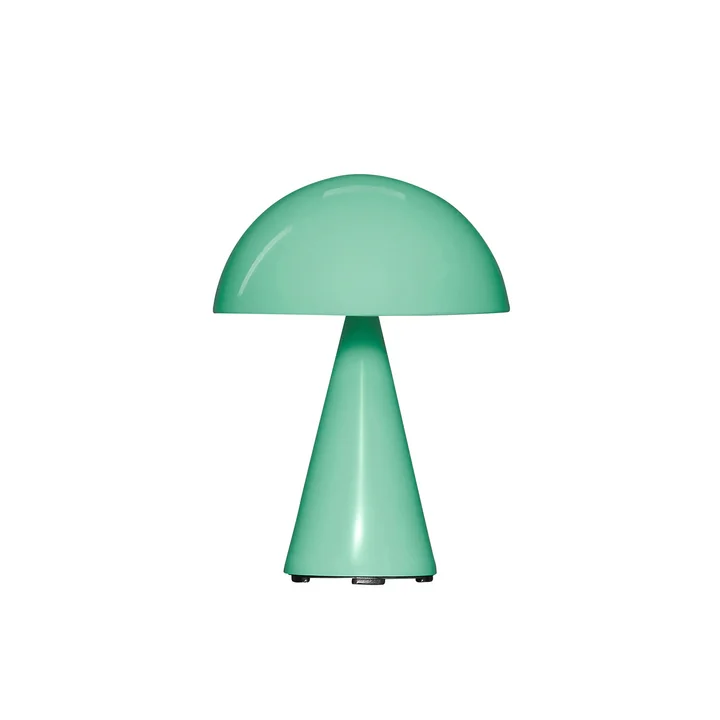 Hübsch Interior - Mush rechargeable table lamp, mini, green