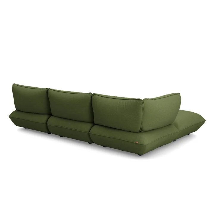 Fatboy - Sumo Corner sofa left / right, leaf green (bouclé)