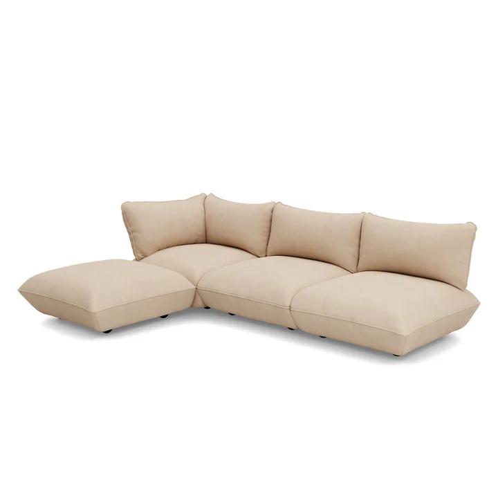 Fatboy - Sumo Corner sofa left, beige (corduroy)