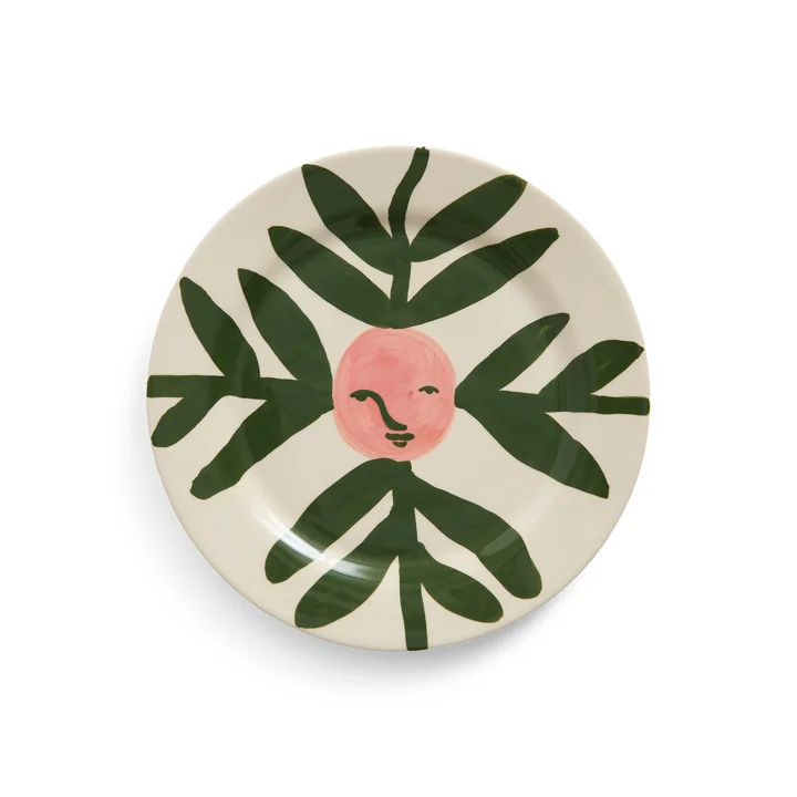 HAY - La Pittura Plate Ø 24 cm, blush face vine