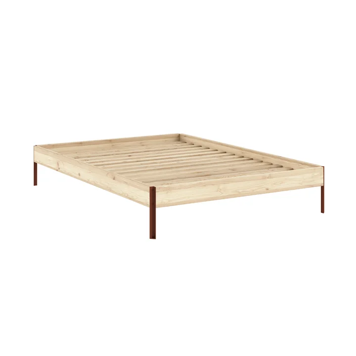 Karup Design - Core Bed 140 x 200 cm, pine / terra red