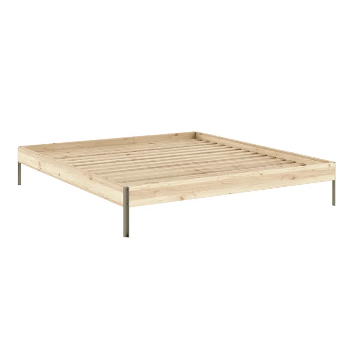 Karup Design - Core Bed 180 x 200 cm, pine / sage green