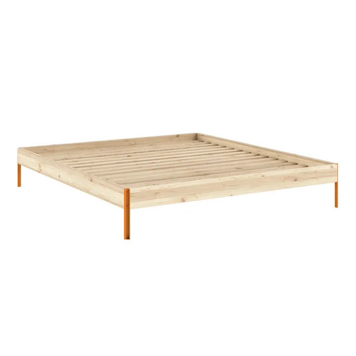 Karup Design - Core Bed 180 x 200 cm, pine / solar orange