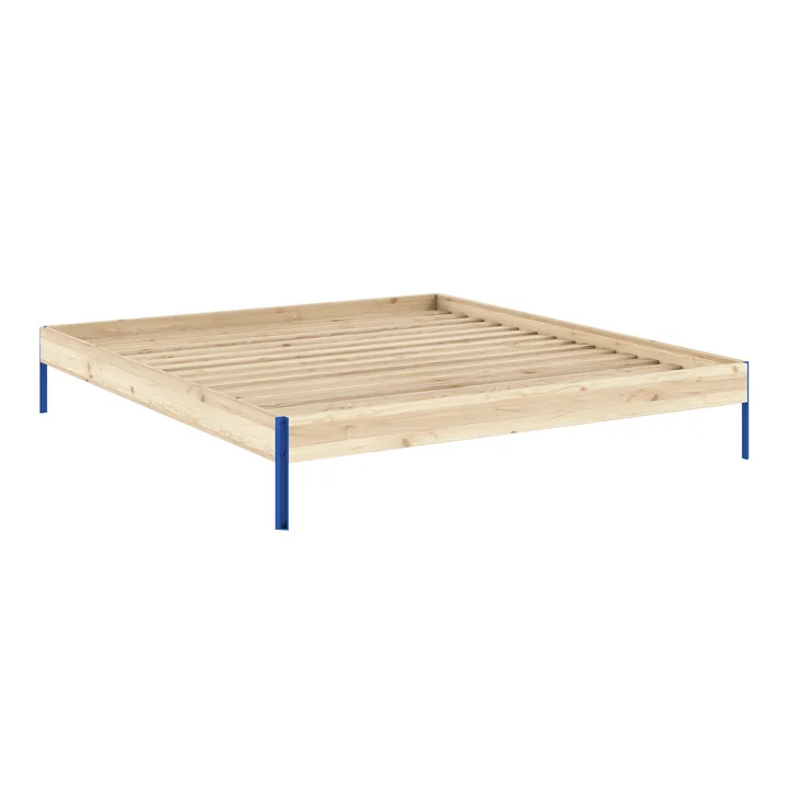 Karup Design - Core Bed 180 x 200 cm, pine / vivid blue