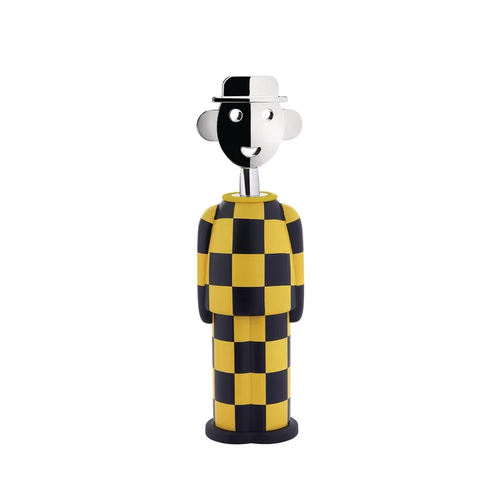 Alessi - Corkscrew Alessandro M . Giallo e Nero, yellow / black