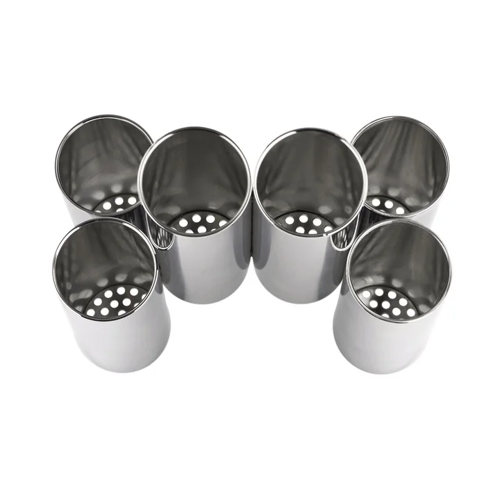 Alessi - Canale cutlery holder, polished stainless steel
