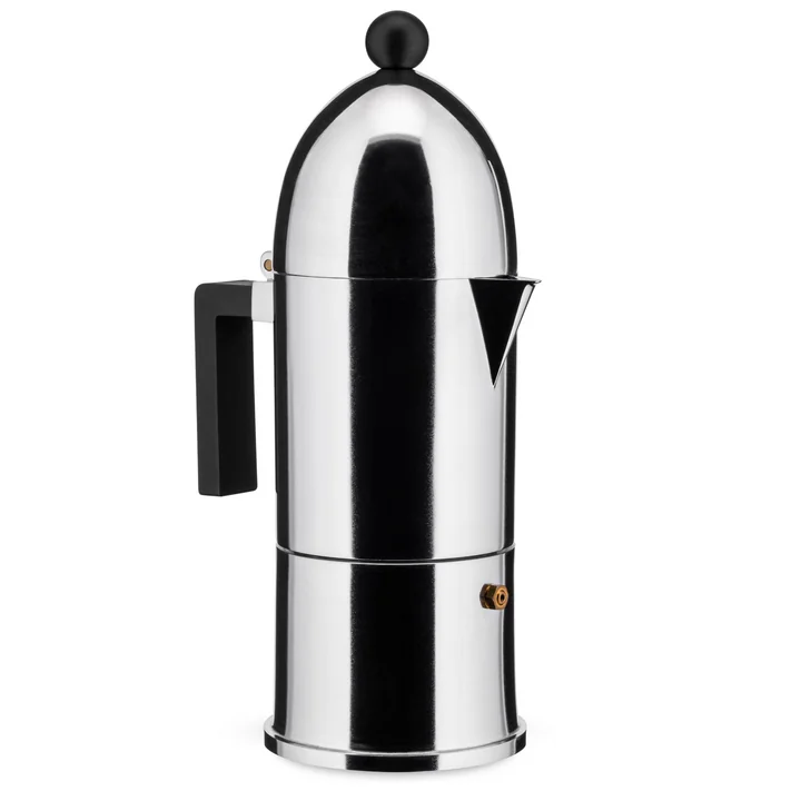 A di Alessi - La Cupola Espresso machine 9095, induction, 30 cl, black