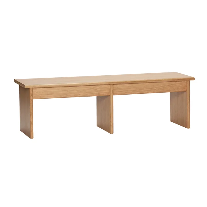 Hübsch Interior - Doppio Shelf, 99 x 30 cm, natural oak