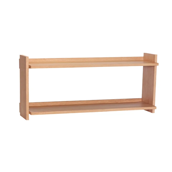 Hübsch Interior - Forma wall shelf, 100 x 44 cm, natural oak