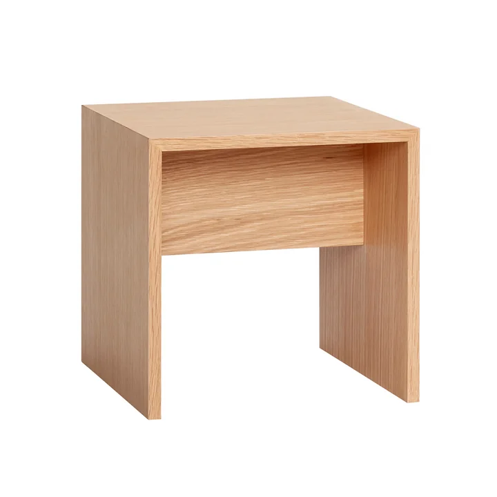 Hübsch Interior - Less Side table, 42 x 42 cm, natural oak