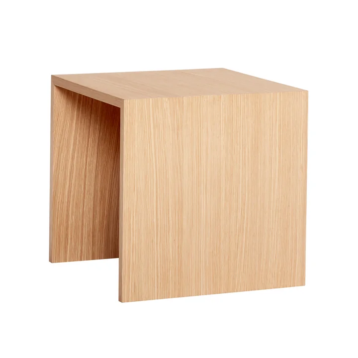 Hübsch Interior - Less Side table, 42 x 42 cm, natural oak