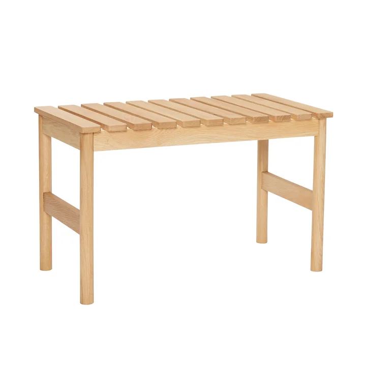 Hübsch Interior - Row Bench, L 70 x 45 cm, oak