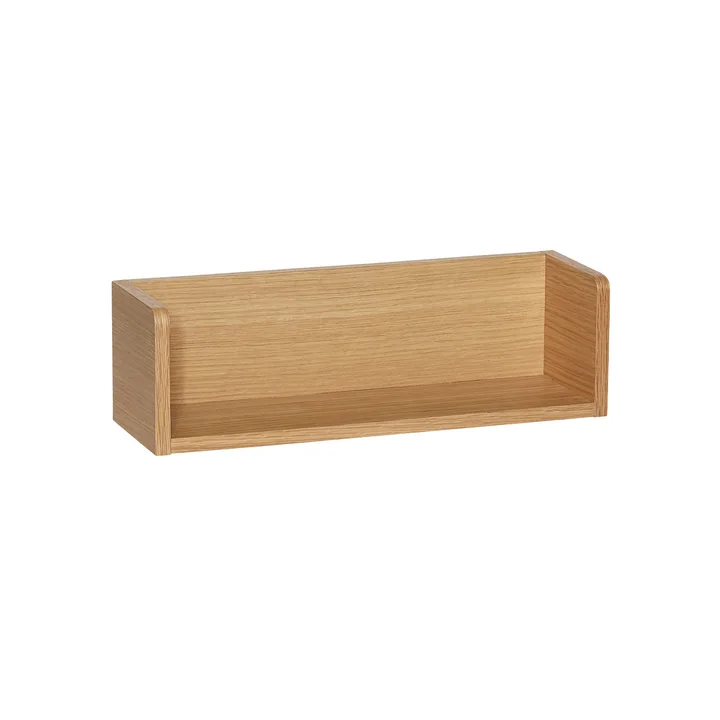 Hübsch Interior - Savor wall shelf, L 40 cm, natural oak