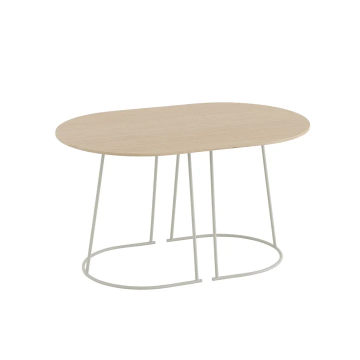 Muuto - Airy Coffee table, small, lacquered oak / off-white