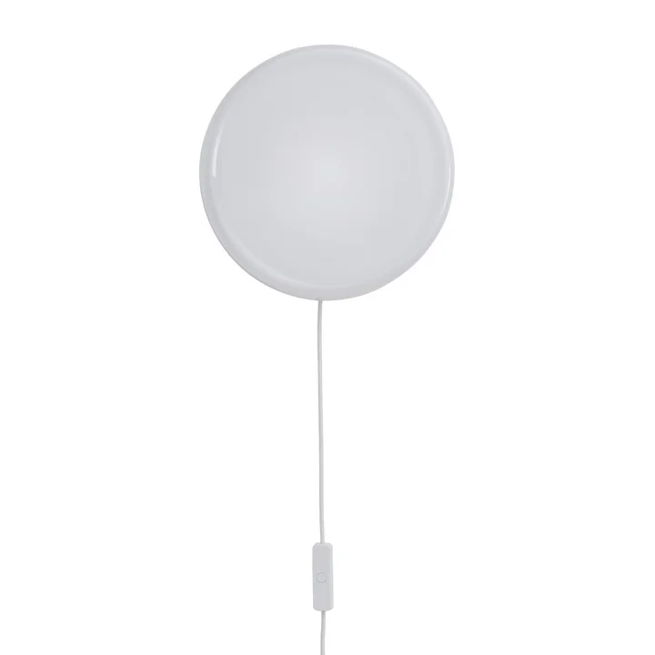Muuto - Loop LED wall light / ceiling light, white (with cable)