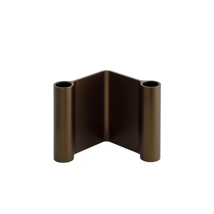 Muuto - Pair Candle holder, H 11 cm, brown