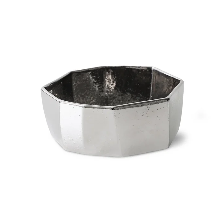 HKliving - Chrome decorative bowl, medium