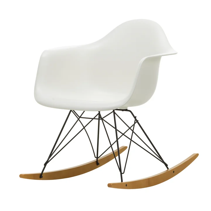 Vitra - Eames Plastic Armchair RAR, yellowish maple / basic dark / white