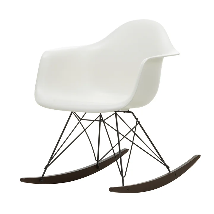 Vitra - Eames Plastic Armchair RAR, dark maple / basic dark / white