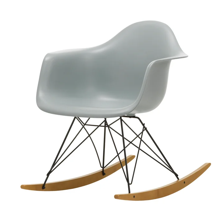 Vitra - Eames Plastic Armchair RAR RE, yellowish maple / basic dark / light gray