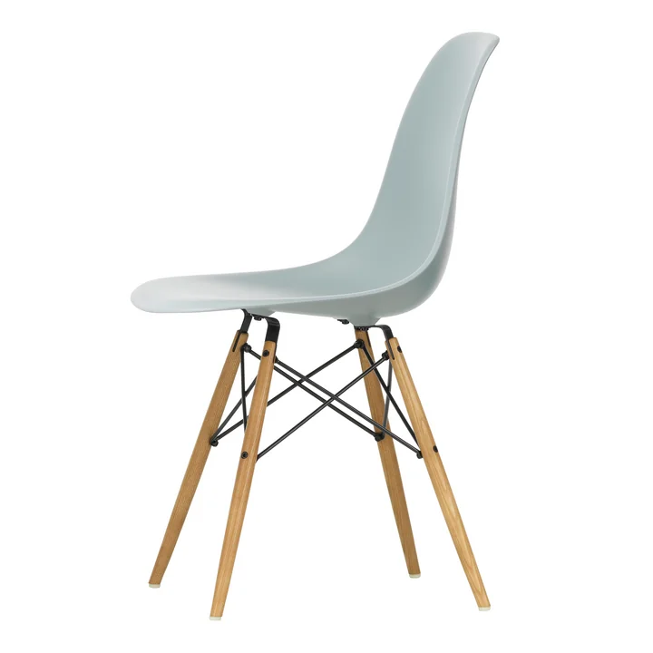 Vitra - Eames Plastic Side Chair DSW RE, ash honey / light gray