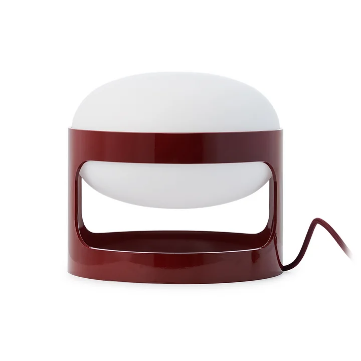 Kartell - KD28 table lamp, burgundy red