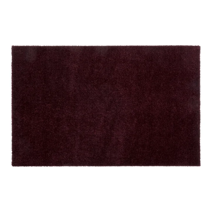 tica copenhagen - Doormat, 60 x 90 cm, Unicolor bordeaux