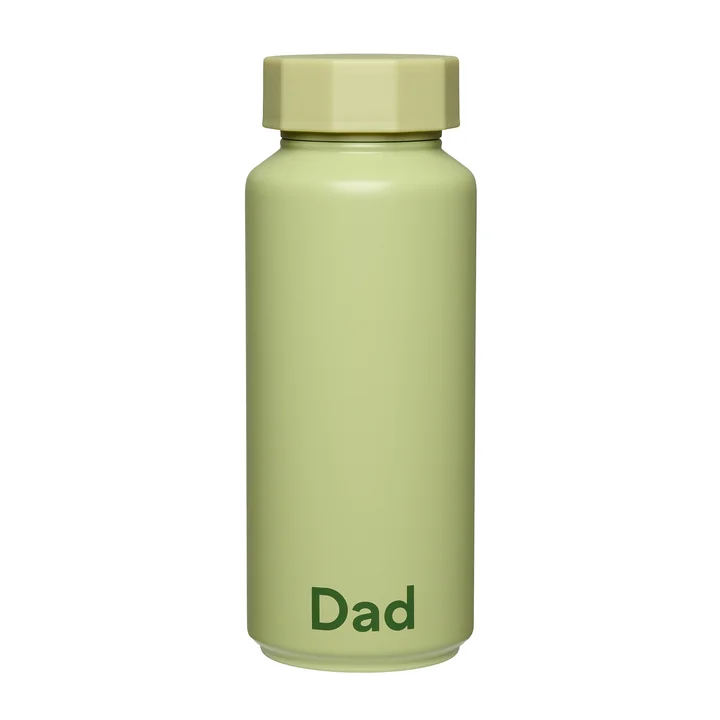 Design Letters - AJ thermos flask Hot & Cold 0.5 l, Dad / green (special edition)