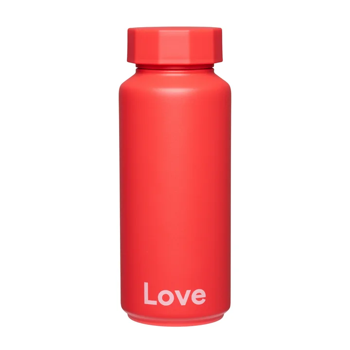 Design Letters - AJ thermos flask Hot & Cold 0.5 l, Love / cherry (special edition)