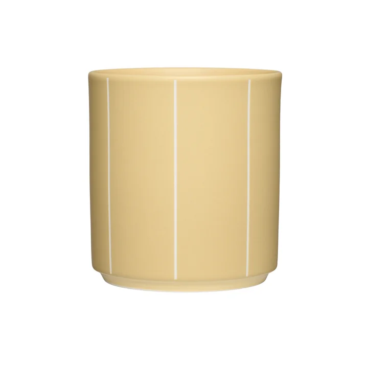 Design Letters - Nordic Pyjamas Porcelain mug, yellow stripe