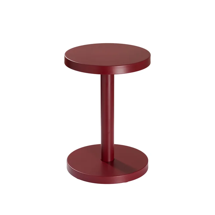 Design Letters - Trisse 3-in-1 side table, S, burgundy
