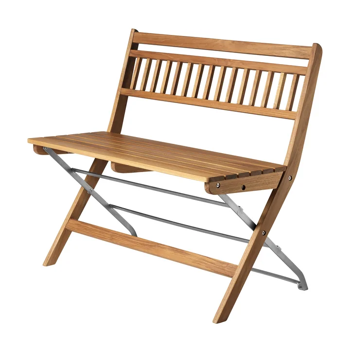 FDB Møbler - Lilleø M24 Garden bench, natural oiled teak