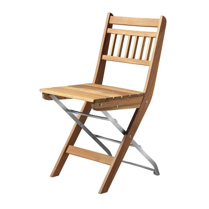 FDB Møbler - Lilleø M23 Folding chair, natural oiled teak