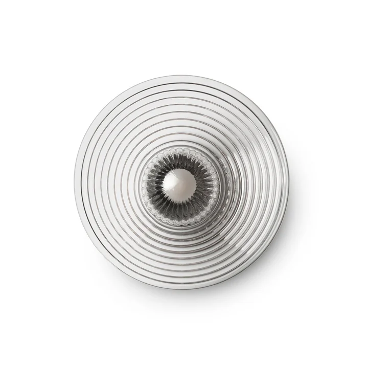 FDB Møbler - Sletterhage Wall light, Ø 28 cm, transparent (without cable)