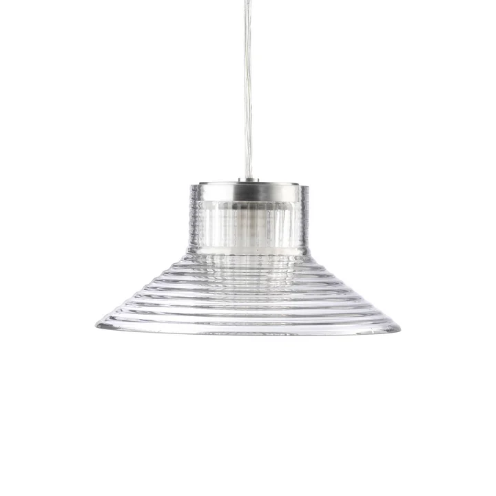 FDB Møbler - Sletterhage Pendant light, Ø 28 cm, transparent