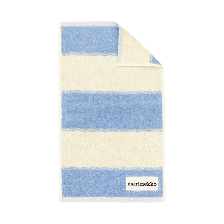 Marimekko - Galleria Guest towel, 30 x 50 cm, lt. blue / melon