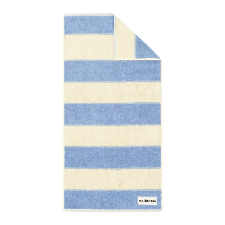 Marimekko - Galleria towel, 50 x 100 cm, light blue / melon