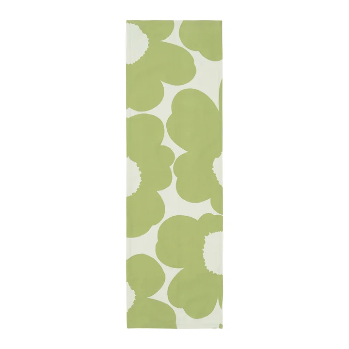 Marimekko - Iso Unikko Table runner 42 x 139 cm, off white / pear