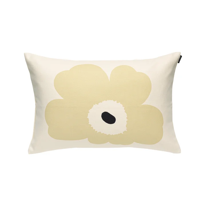 Marimekko - Unikko Cushion cover, 40 x 60 cm, white / light brown
