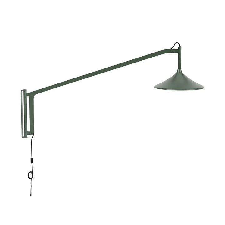FDB Møbler - Hasle U17 Wall light, olive green (RAL1013)