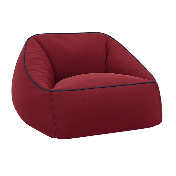 Nobodinoz - Arnold Armchair beanbag (for adults), burnt red