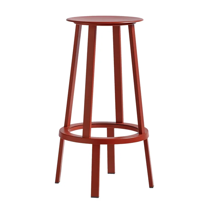 HAY - Revolver bar stool H 76 cm, red