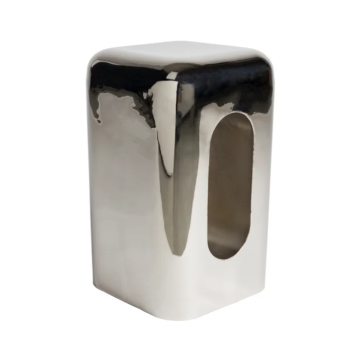 Zuiver - Creek side table, h 48 cm, chrome
